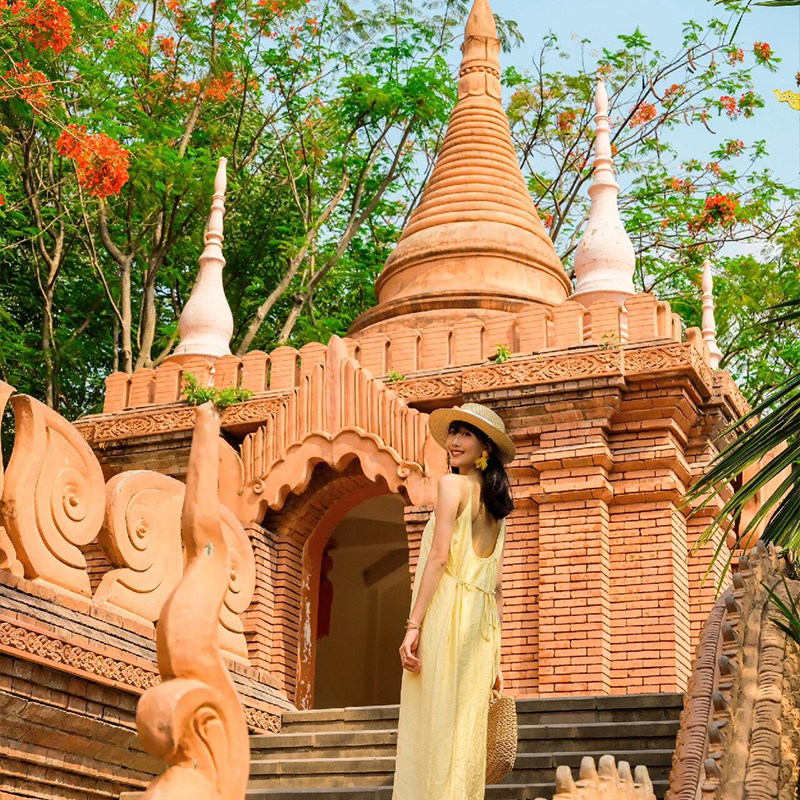 云南西双版纳专车自由行丨基诺山雨林徒步+野象谷+星光夜市5天4晚