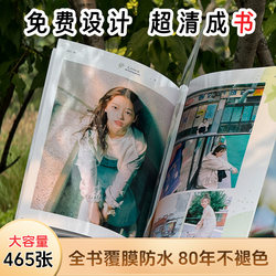 Softcover DIY Photo Book with Large Capacity for 465 Photos - Growth, Marriage, Travel Memories 12inch Instant Print Collection