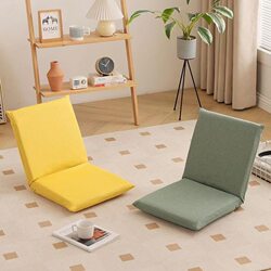 Tatami Lazy Sofa Floor Chair with Backrest, Bed Chair, Dormitory Foldable Balcony Backrest Chair, Bay Window Chair