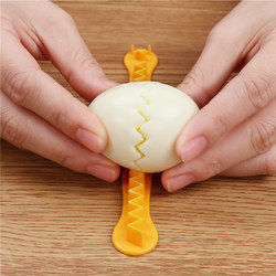 Fancy egg cutter cooked egg cutter family boiled egg creative everything two T tool lunch shape mold