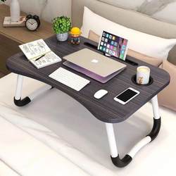 Bed desk folding table laptop small table children's study dormitory home desk stall folding table