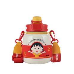 Cup Bear Children's Insulation Rolling Bucket Straw Big Belly Cup Student Large Capacity Kettle Portable Double Drink Ice-keeping Cup