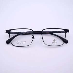 
Lightning replenishment channel CR008 ultra-thin business steel frame half-rim glasses frame comfortable TR leg