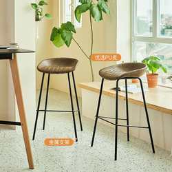 Nordic retro bar chair guitar stool single player high stool fashion creative cafe cashier chair