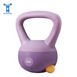 Soft kettlebell 4kg 5kg 6kg women's fitness butt lift shaping squat PVC sand filling does not hurt feet manufacturer shaping