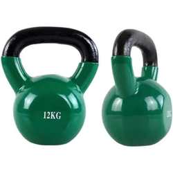 Men's and women's squat fitness equipment competitive training home cast iron colorful solid cast iron one-piece dipped kettlebell