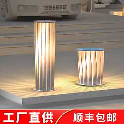 Solar lawn lamp outdoor waterproof column lamp modern simple landscape lamp garden courtyard lamp villa garden lamp