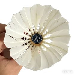 Goose Feather Badminton Balls, 3-Pack, Durable, Special Balls for Daily Training, Speed 75, for Beginners