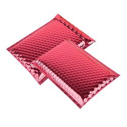 Express bubble bag pink gold aluminum film bubble envelope bag thickened foam film bag waterproof aluminum foil film jewelry bag
