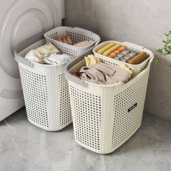 Dirty Laundry Basket for Home Use, Multi-Layered, with Compartments for Dirty Clothes and Underwear, Large Size for Bathroom Storage