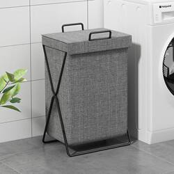 Waterproof Laundry Basket, Dirty Clothes Basket, Household Student Dormitory Dirty Clothes Storage Basket, Large Bedroom Foldable Dirty Clothes Basket