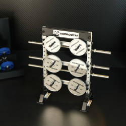 Microgym Barbell Rack, Pen Holder, Fitness Table Decoration, Fitness Gift, Equipment Miniature Model