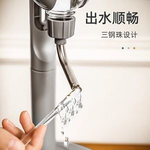 Dog drinking water device without wet mouth drinking water machine automatic hanging suspension feeding bowl feed water icon cat pet supplies
