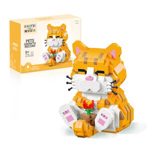 
Magic Domain Micro Grain Toy Casual Plug-ins Plastic Building Blocks 93001-93004U Cute Pet Cartoon Cats, Dogs and Animals