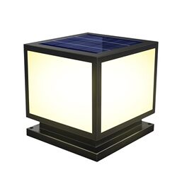 Solar wall headlight outdoor courtyard gate post light modern simple garden villa super bright wall headlight