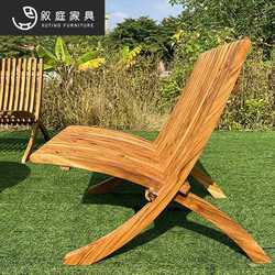 Outdoor B&B villa cafe milk tea shop creative design tables and chairs outdoor solid wood teak chairs coffee table combination