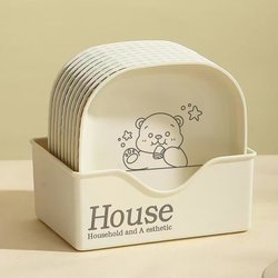 Bone Spit Tray for Home Use, Tabletop Bone Spit Dish, Food-Grade Light Luxury Plastic Small Dish Base for Storage