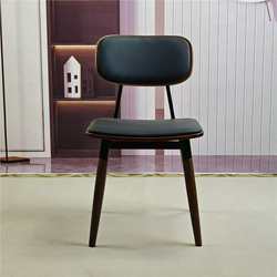 Nordic simple modern cafe restaurant retro industrial style dining chair combination iron solid wood designer dining chair