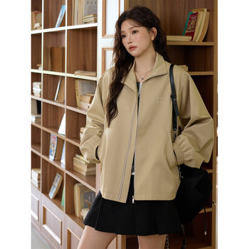 
New plus size women's lapel embroidered jacket