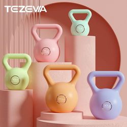 Colorful kettlebell ladies small dumbbells