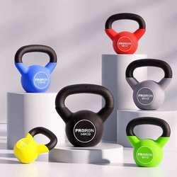 Plea cast iron kettlebell women's fitness household dumbbell artifact men's professional solid small volume hard kettle lifter