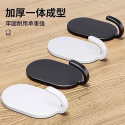 Hook with strong adhesive without punching, kitchen bathroom door, sticking markless glue on the wall, load-bearing stainless steel hook