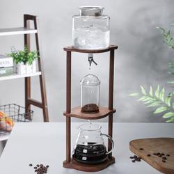 4-person drip coffee pot houseware cold brew drinking pot five new tea-style drip cold brew coffee iced glass