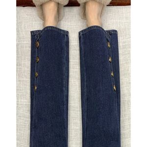 
Maternity pants spring and autumn wear slit jeans 2025 new spring and summer bottoming large size micro-flared pants spring wear