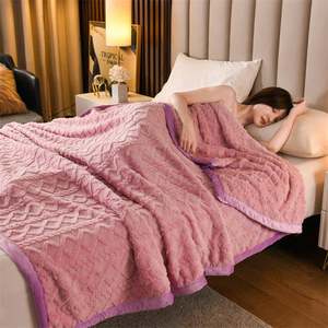 
Double-layered thickened blanket, double-sided taffeta blanket, coral velvet blanket, Falai velvet casual blanket, winter blanket, solid color blanket