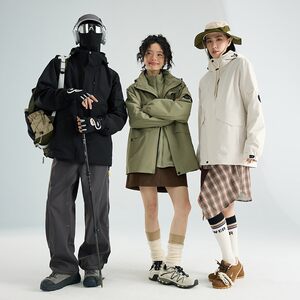 
Tangshi DESSO autumn and winter jacket three-in-one 2025 thickened warm windproof and waterproof casual sports jacket