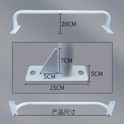 Household indoor pull-up horizontal bar wall-mounted door horizontal bar single and double bar fitness equipment outdoor punching type