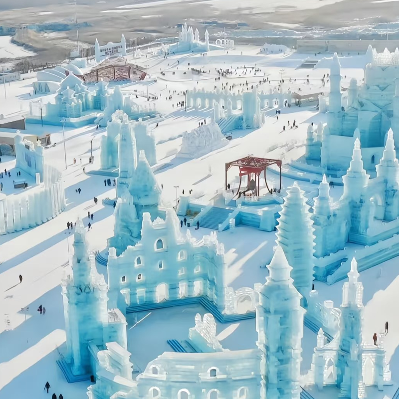 高铁出发吉林长春6天5晚哈尔滨长白山自由行