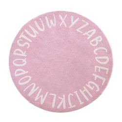 Round carpet children's room reading area cartoon study swivel chair children's alphabet round tent mat bedroom floor mat