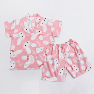 
Children's sweat steaming clothes pure cotton boy and girl baby cute cartoon children bathing home clothes kids sauna massage