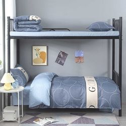Student dormitory bed linens, three-piece set of bedding, a complete set of bedding, six-piece set of quilts, four-piece set