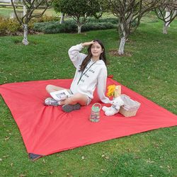 Picnic mat, moisture-proof mat, portable children's spring and autumn travel cushion, outdoor picnic tent floor mat, lawn waterproof dirt-proof mat