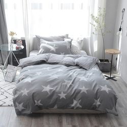 Student dormitory accommodation university single 0.9*2m bed sheet quilt complete set bedding six-three-piece set for men