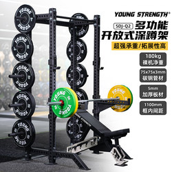 Full-Frame Squat Rack, Gantry Rack, Bench Press Rack, Gym Commercial Professional Home Training Rack, Barbell Rack, Weightlifting Bench