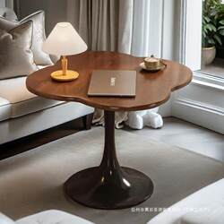 Side Table for Home Use, Living Room Sofa Coffee Table, Tulip Coffee Table, Small Apartment Trendy Small Round Table, Minimalist Meeting Table