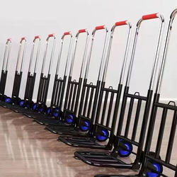 Folding Portable Handcart for Home Use, Grocery Shopping, and Luggage Transport