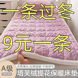 Winter Milk Velvet Mattress Pad for Dormitory Students, Single-Person Use, Thickened Blanket Mattress Topper