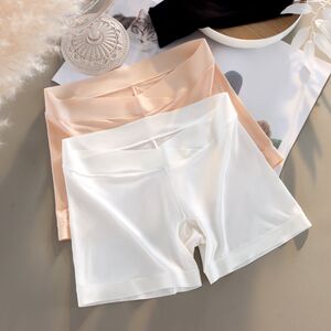 Pregnant women's underwear leggings in summer thin low -waist ice silk without trace cotton crotch flat trousers special safety pants during pregnancy