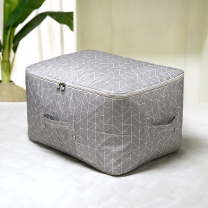 
Environmentally friendly moisture-proof printed Oxford cloth oversized quilt clothing storage and finishing bag household utensils and quilts dust bag