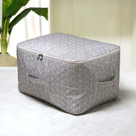 
Environmentally friendly moisture-proof printed Oxford cloth oversized quilt clothing storage and finishing bag household utensils and quilts dust bag