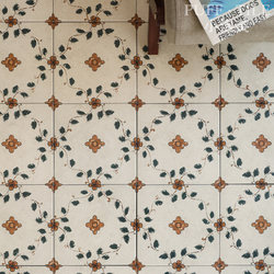 French Retro Pastoral Style Distressed Pattern Small Tiles for Balcony, Bathroom, Kitchen, Guesthouse, Restaurant, and Restroom