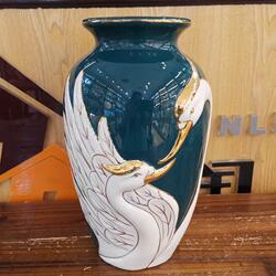 Modern new Chinese-style living room model room Zen entrance hall retro ceramic storage jars vases soft decoration art ornaments