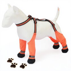 Dog Shoes for Large Dogs, Suitable for All Seasons, Anti-Dirt and Waterproof Shoe Covers That Don'T Fall Off, Soft-Soled and Won'T Slip Off Large Dog Shoes