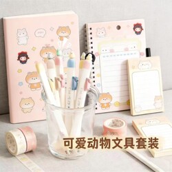 What's Wrong with a Cat? Gel Pen with High Aesthetic Appeal, Cute and Trendy, Press-Type Pen for Exam Writing, Quick-Drying Cs Pen Tip 0.5, Special Ballpoint Pen for Primary and Secondary School Students, Black Water-Based Pen