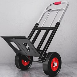 German Imported Hand-Pulled Cart, Foldable, Lightweight, Portable Trolley for Moving, Hand-Pushed Cart, Luggage Small Trailer, Stair Climbing Tool