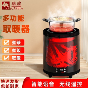 
Camel multifunctional heater indoor office stove for tea making intelligent voice heater 3d flame heating stove